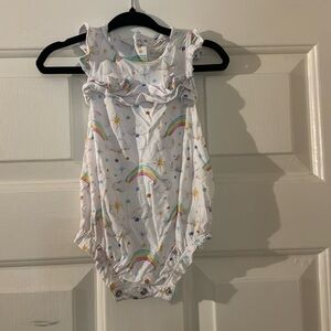 Parz by Posh Peanut Ruffled Cap Sleeve Bubble Romper - Nicky